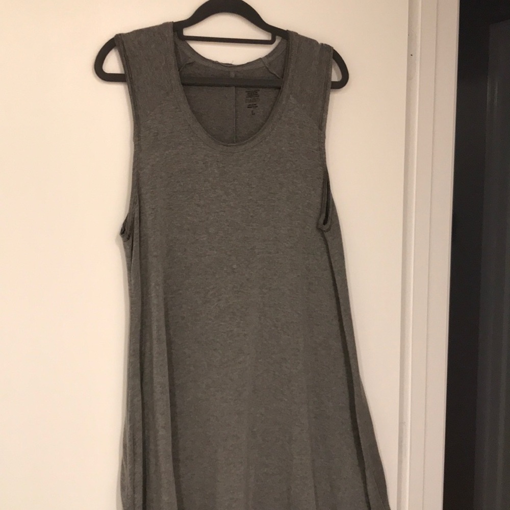 Natural Life heather gray sleeveless T-shirt dress